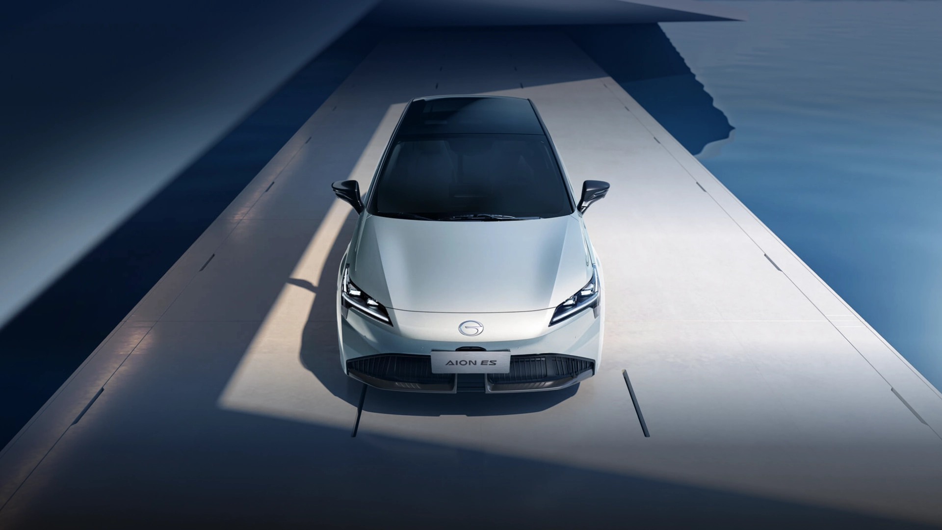 GAC AION ES — vista frontal superior