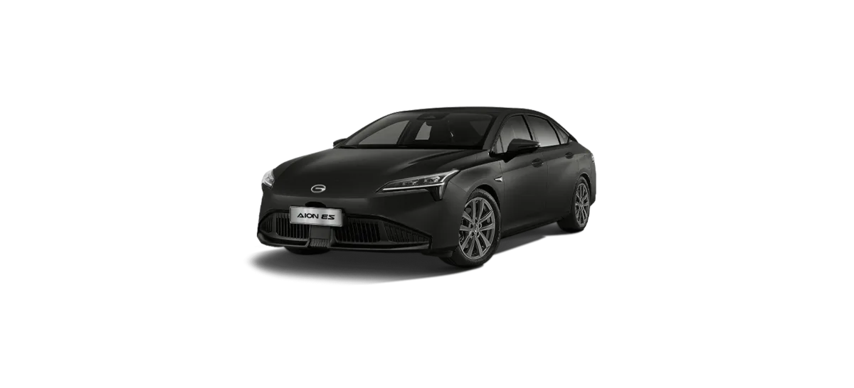 GAC AION ES preto — vista frontal